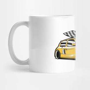 Yellow Clio V6 Phase 2 Sports Mug